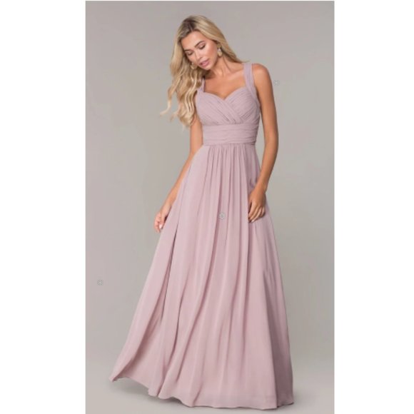 Pink Chiffon Maxi Dress - Picture 4 of 11